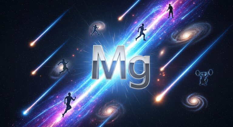 Magnesium hat die geballte kraftweitergabe für sportliche höchstleistungen. symbolbild.