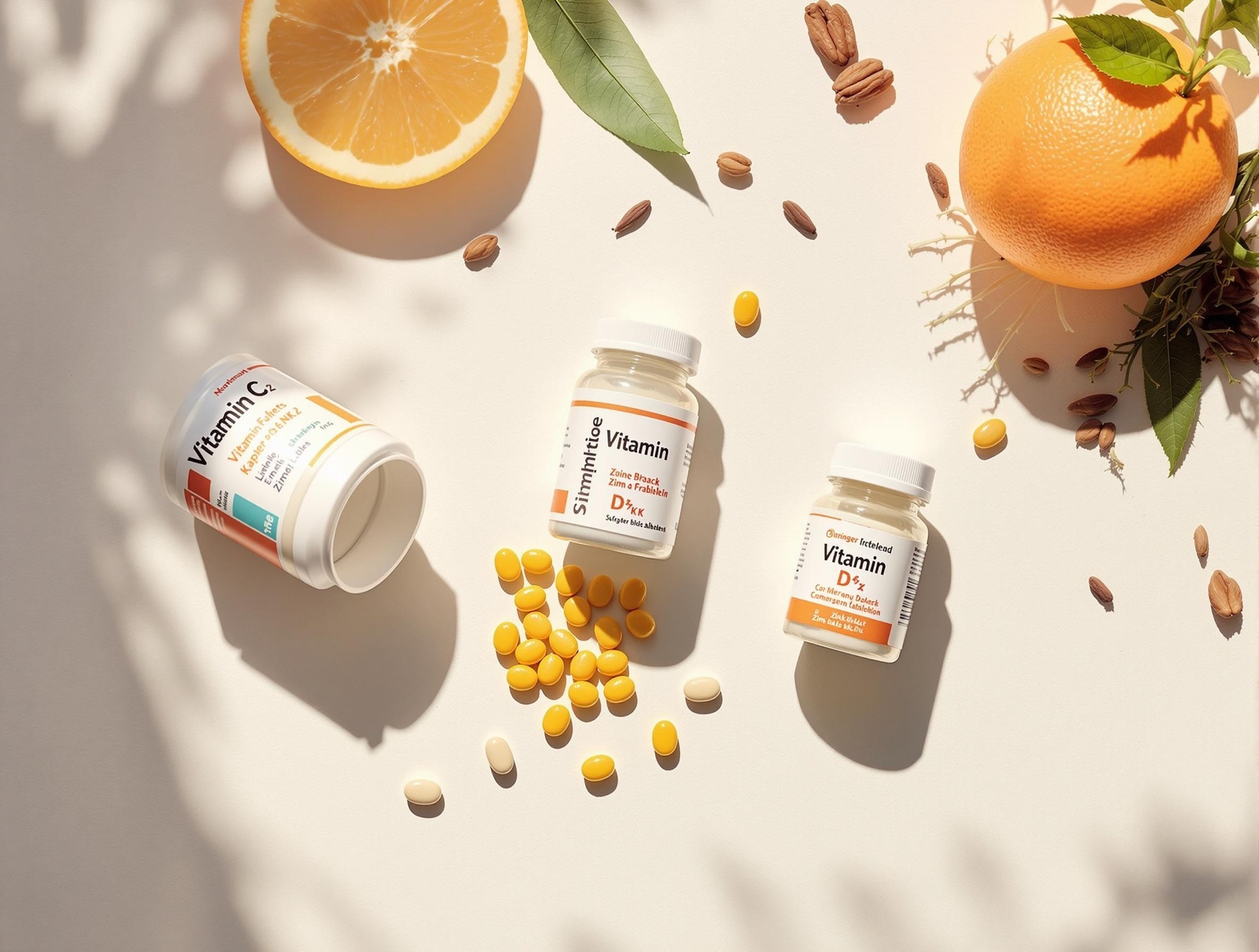 Immunsystem stärken mit vielen vitaminen und ergänzungen