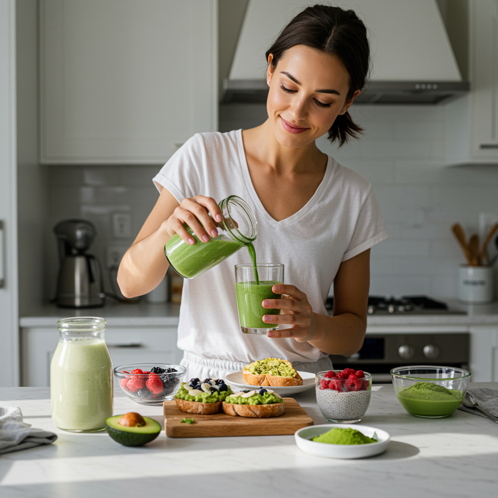 Biohacking ist für diese fitte dame ein tägliches gesundheitsritual. symbolbild.