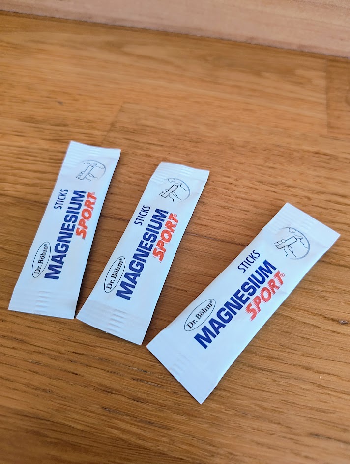 Magnesium Sticks Citrat Dr. Böhm für unterwegs für Sportler.