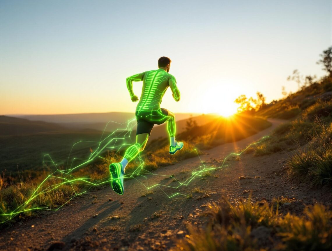 Magnesium ist für einen trailrunner wie diesem läufer essenziell