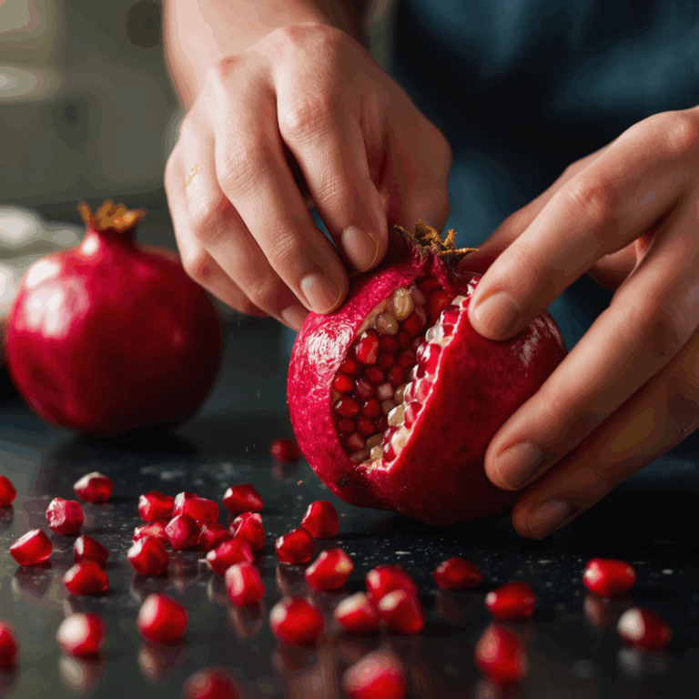 Biohacking mit granatapfel erlebt eine renaissance. symbolbild.