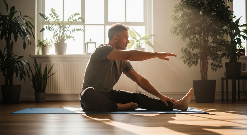 Biohacking ist für diesen sportler eine tägliche routine.