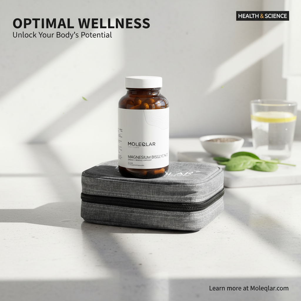Magnesium Bisglycinat von MOLEQLAR, von Ärzten entwickelt. Top Qualität für optimales Wohlbefinden. 