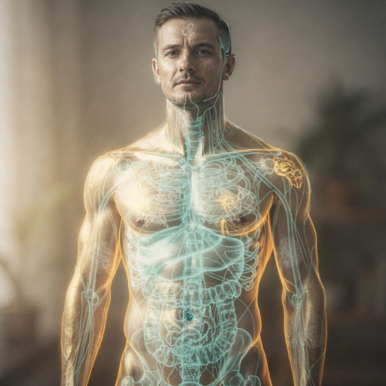 Vagusnerv ist für Stimmung, Immunsysten und Herzgesundheit verantwortlich. Symbolische Illustration.