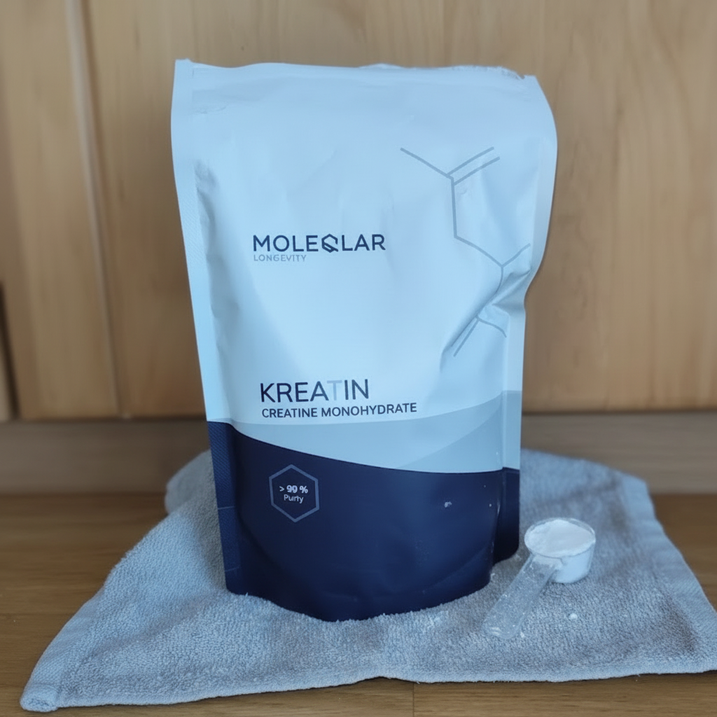 Kreatin soll für Muskeln, aber auch für Gehirngesundheit wirken. Produktfoto privat. 